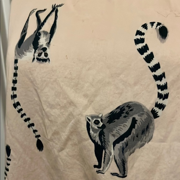 Modcloth Lemur Print Mini Dress in Cream and Black - Picture 4 of 7